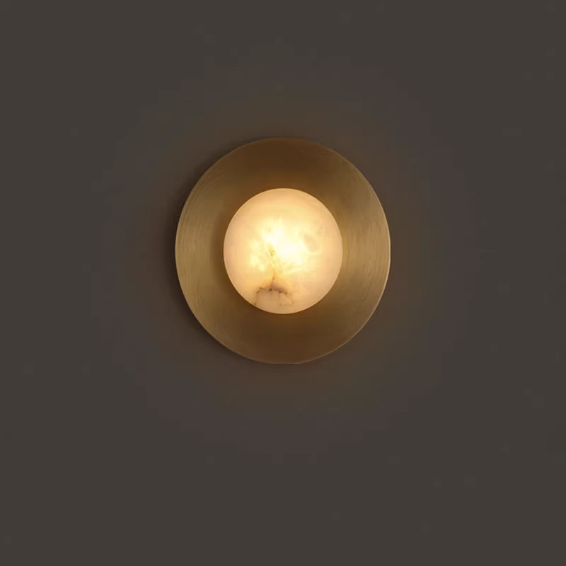 Interior Design Remote - مصابيح جدارية فاخرة من الرخام بتصميم