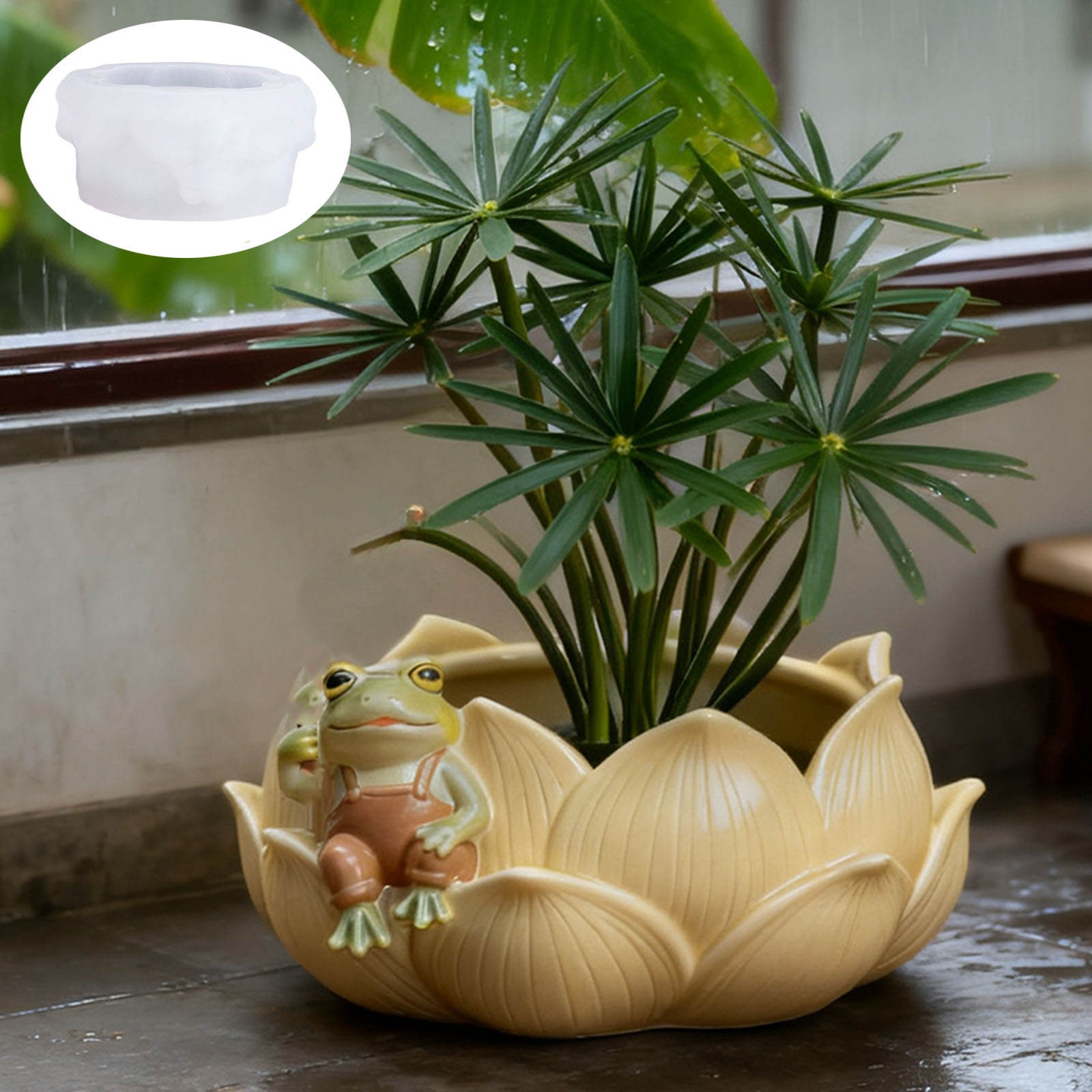 Ceramic Candle Vessel - قالب سيليكون مرن لصنع أوعية الزهور