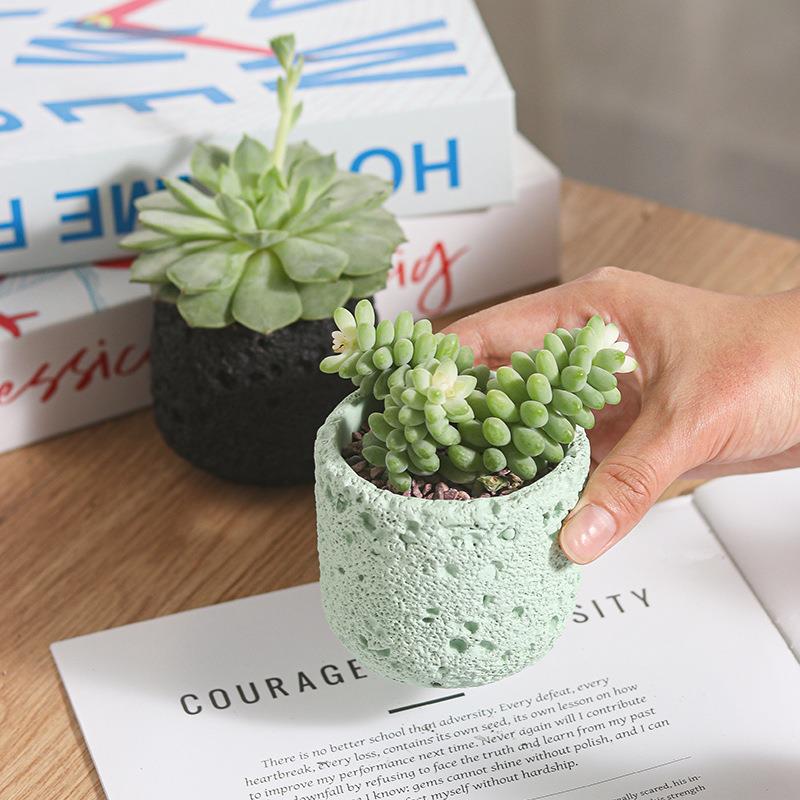 Ceramic Candle Vessel - مجموعة قوالب السيليكون لكوب الصخور -