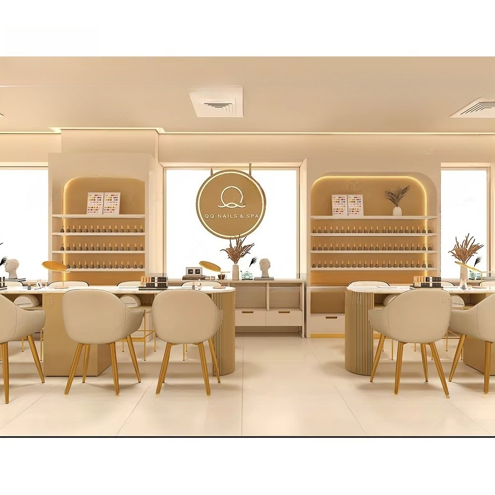 Interior Design Studio - تصميم صالون سبا لفن الأظافر وقفة