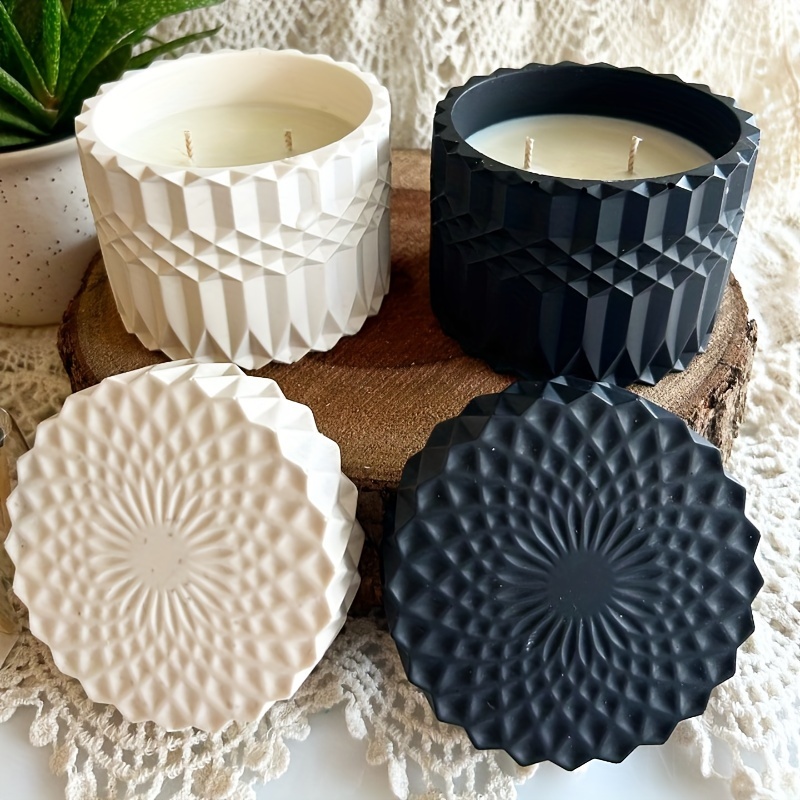 Ceramic Candle Vessel - قالب سيليكون جديد لصنع أكواب الشموع