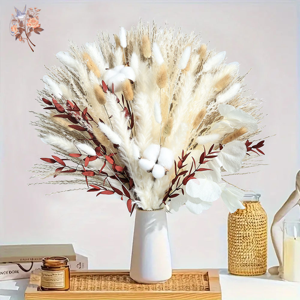 Dried Pampas Bundle - 70 قطعة باقة زهور بامباس المجففة