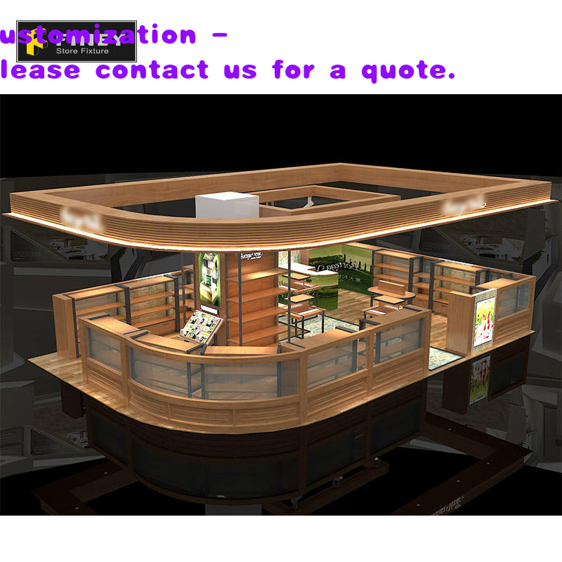 Interior Design Layout - تصميم كشك مستحضرات التجميل المخصص: ديكور