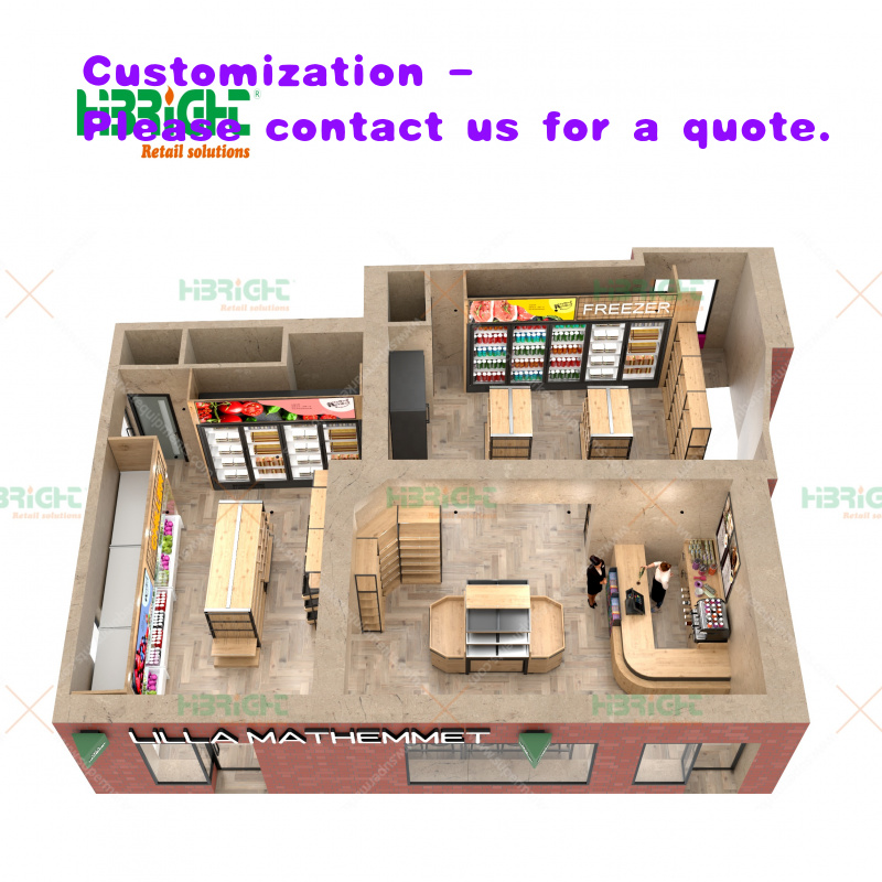 Interior Design Layout - تصميم داخلي فاخر وعصري لمتاجر التجزئة