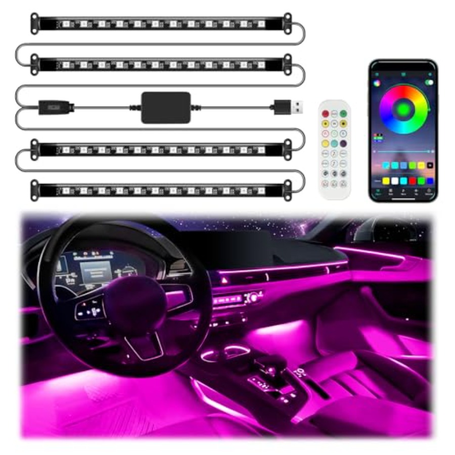 أضواء LED ذكية لداخل السيارة م - مراجعة Interior Design Remote وسعره