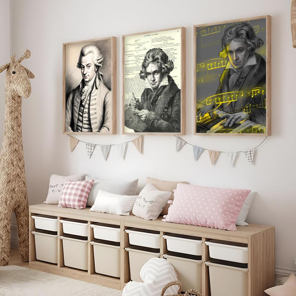 ملصق M-Mozart للموسيقى الكلاسي - مراجعة Interior Design Studio وسعره