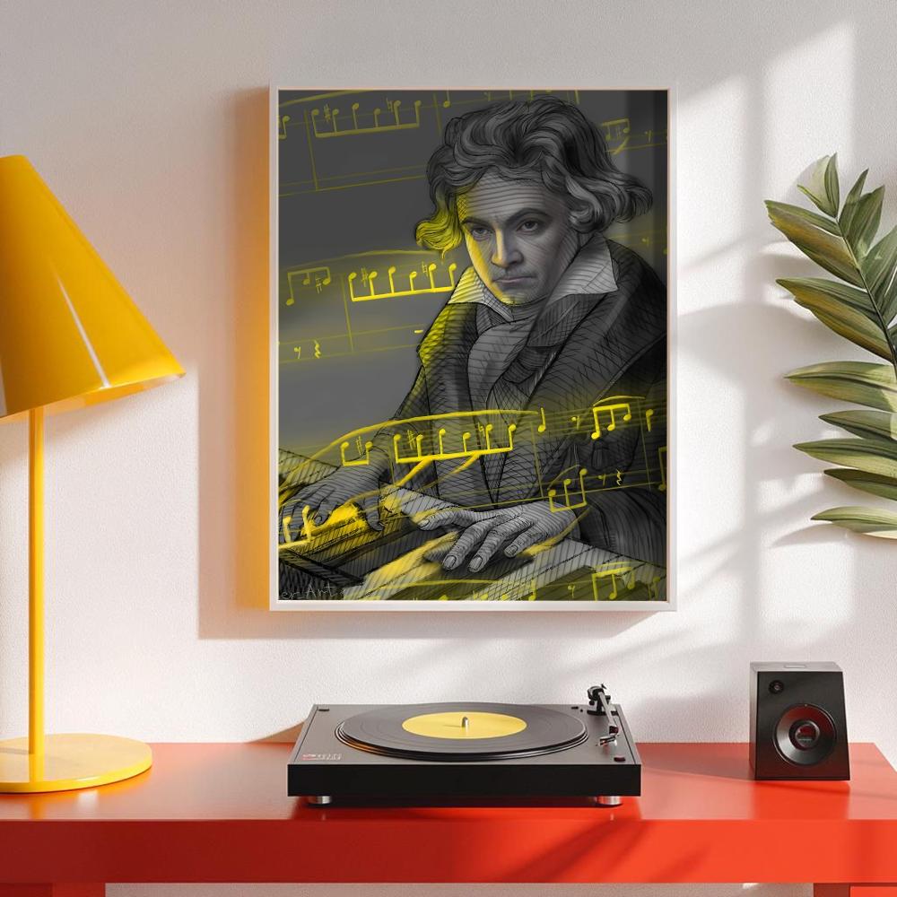 ملصق M-Mozart للموسيقى الكلاسي - مراجعة Interior Design Studio وسعره