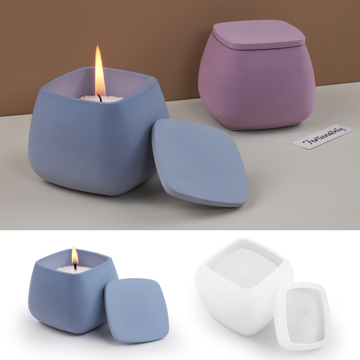 قالب سيليكون لصنع أكواب الشموع - مراجعة Ceramic Candle Vessel وسعره