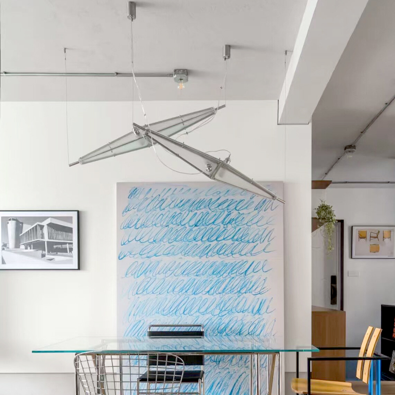 ثريا زجاجية LED بتصميم بسيط، إ - مراجعة Interior Design Years Of Study وسعره