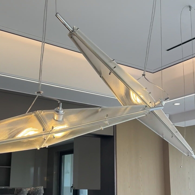 ثريا زجاجية LED بتصميم بسيط، إ - مراجعة Interior Design Years Of Study وسعره