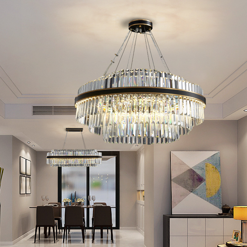 مصابيح معلقة كريستالية LED بأس - مراجعة Interior Design Remote وسعره