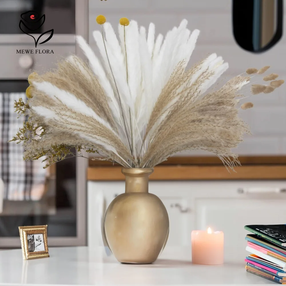 90 قطعة من أعواد عشب البامباس، - مراجعة Dried Pampas Bundle وسعره