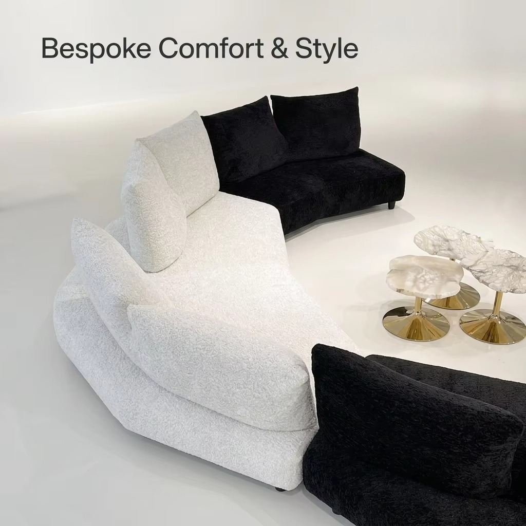 # أريكة حديثة على شكل حرف L مص - مراجعة Interior Design Studio وسعره