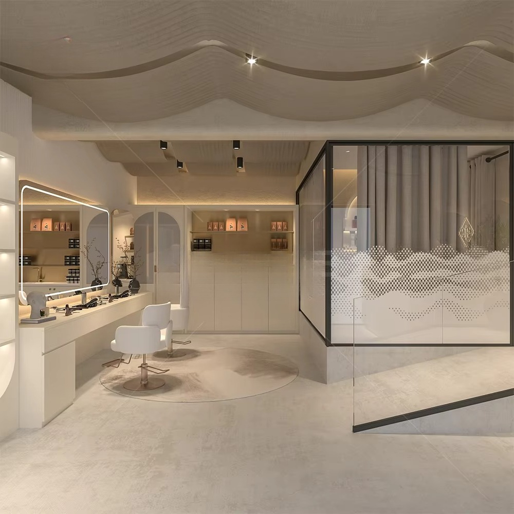 ديكور صالون تجميل فاخر مخصص لت - مراجعة Interior Design Studio وسعره