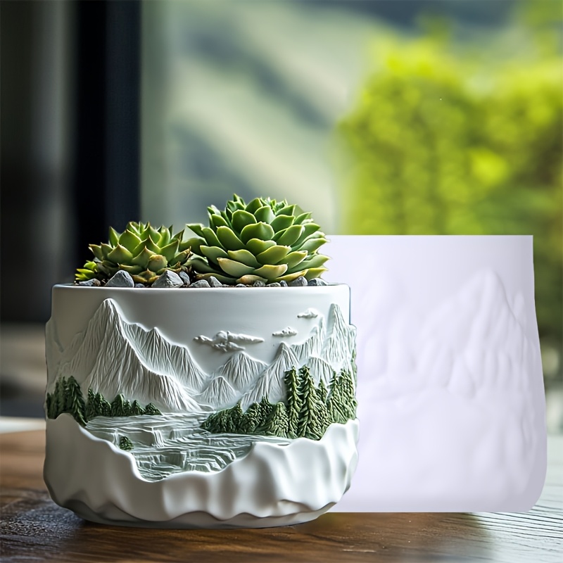 إغاثة الجبال نبات عصاري زهور ا - مراجعة Ceramic Candle Vessel وسعره