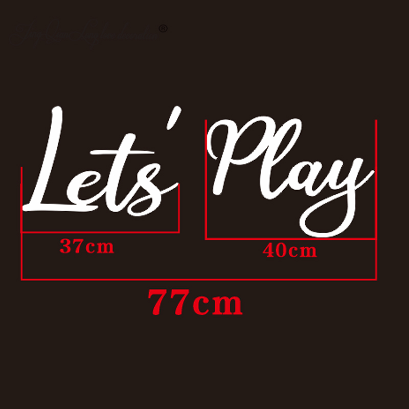 لافتة حائط Let's PLAY - ديكور  - مراجعة Interior Design Years Of School وسعره