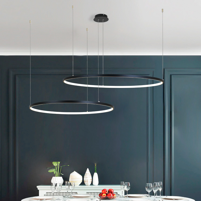 الشمال الحديثة Led الثريا غرفة - مراجعة Interior Design Remote وسعره