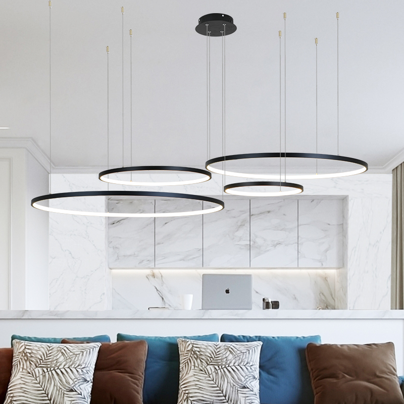 الشمال الحديثة Led الثريا غرفة - مراجعة Interior Design Remote وسعره