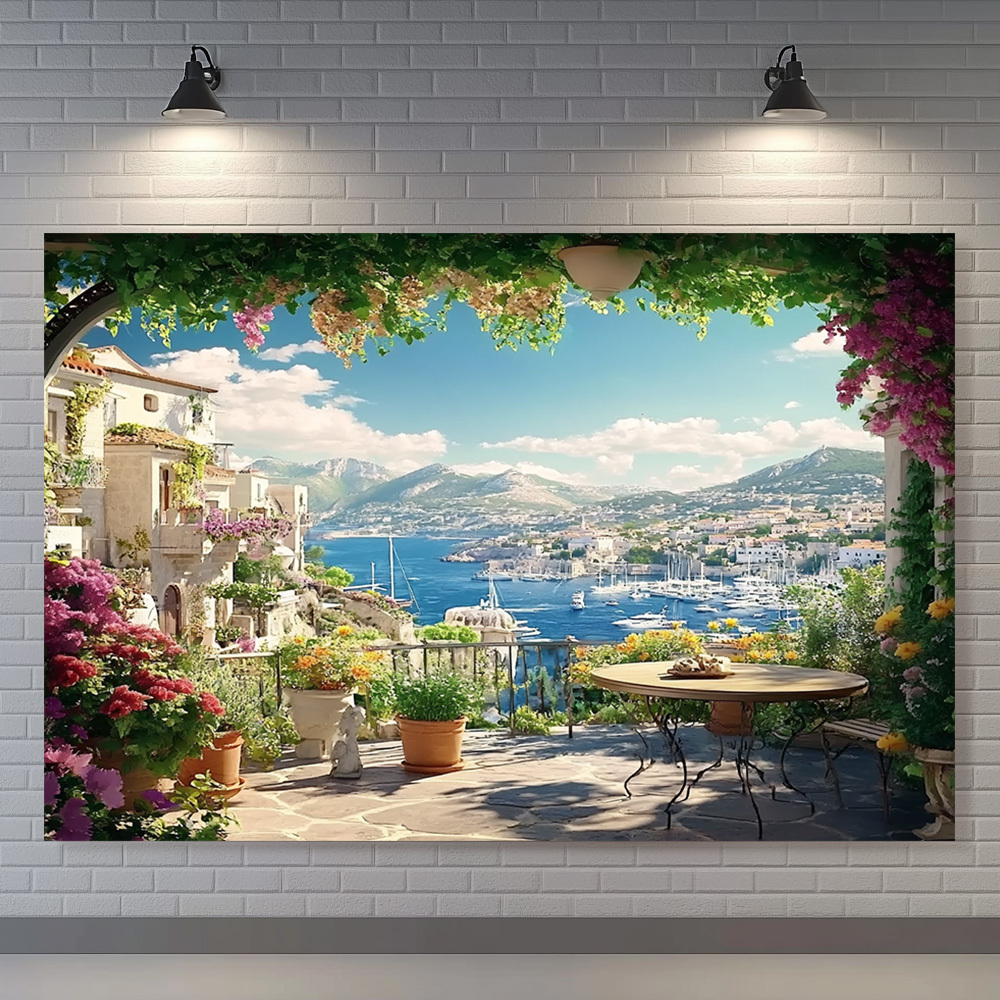 عمل ثنائي الأبعاد يصور حديقة خ - مراجعة Interior Design Years Of School وسعره