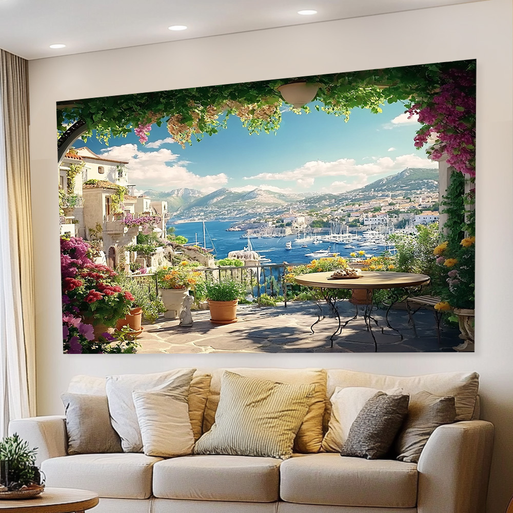 عمل ثنائي الأبعاد يصور حديقة خ - مراجعة Interior Design Years Of School وسعره