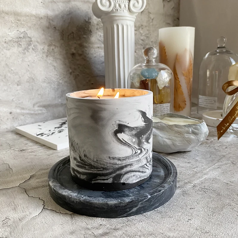 3 أحجام قوالب الخرسانة الاسمنت - مراجعة Ceramic Candle Vessel وسعره