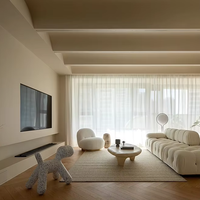 Sanhai النمط الفرنسي التصميم ا - مراجعة Interior Design Layout وسعره